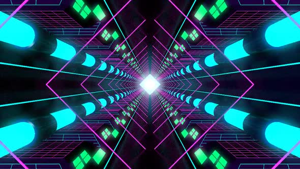 Lights VJ Loop Tunnel alt