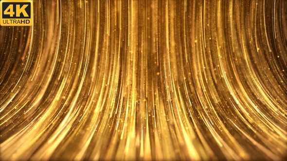 Golden Particles Streaks Flow