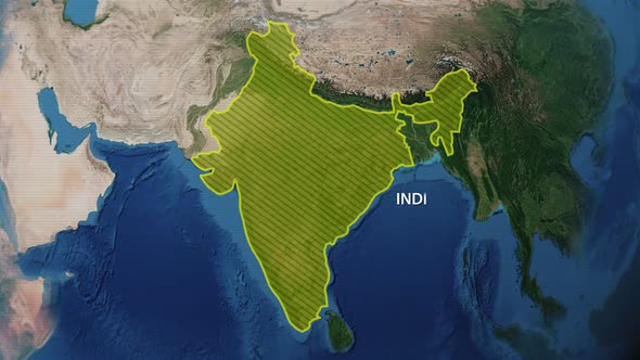 Geolocation of the City of Bangalore on the Map