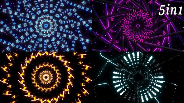 Neon Collider - VJ Loop Pack (5in1) alt
