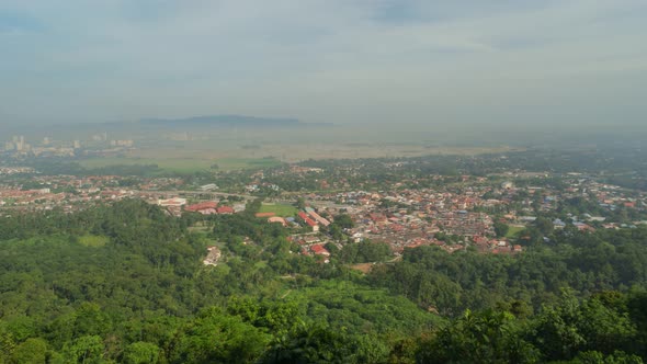 Aerial view Bukit Mertajam town. alt