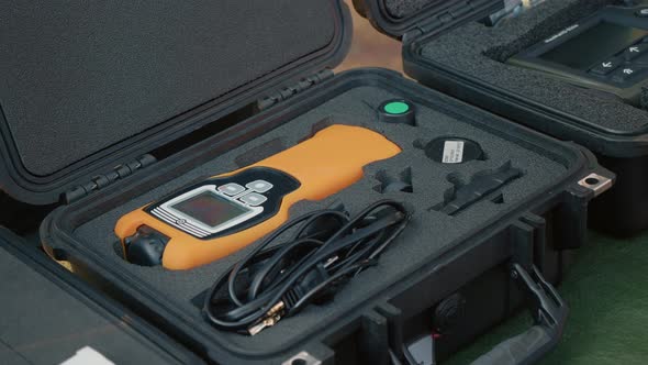 Device identifying gamma radiation alt