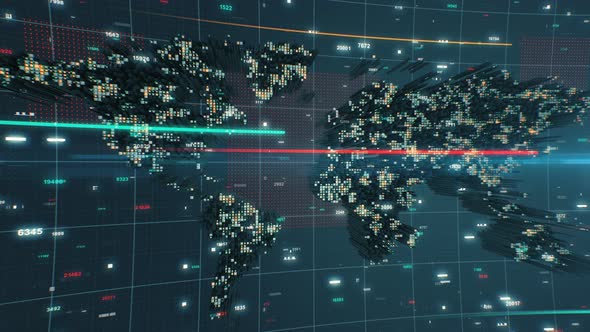 Digital World Map UHD 4K alt