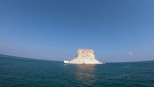 Big Stone In Sea