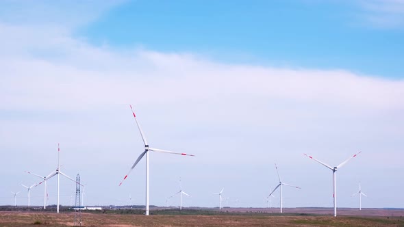 Horizontal axis wind turbine, wind turbines. Clean energy system