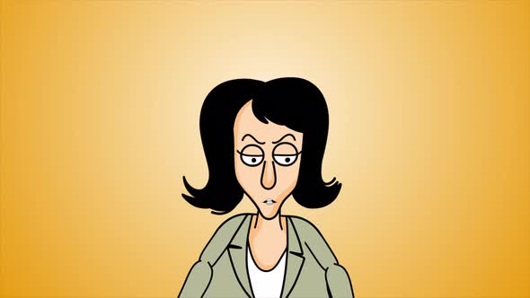 Woman Character Talking 4K alt