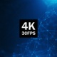 4K Looped Plexus Blue Background - VideoHive Item for Sale