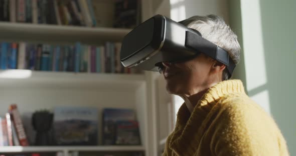 Senior woman at home alone alt