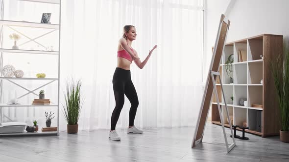 Zumba Fitness Dancer Exercising Woman Practicing alt