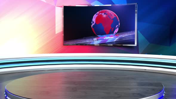 3D Virtual News Studio A002 G alt