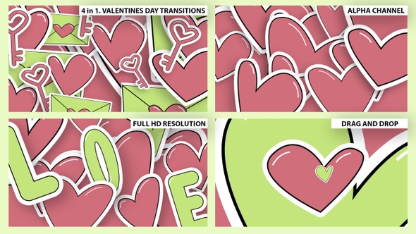 Valentine's Day Transitions