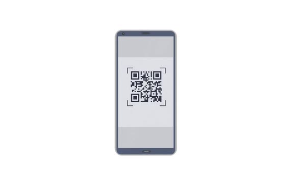 Qr Code On The Smartphone Screen