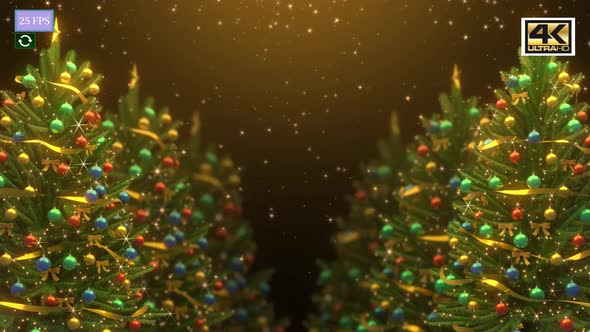 Christmas Tree Animation A8 4K