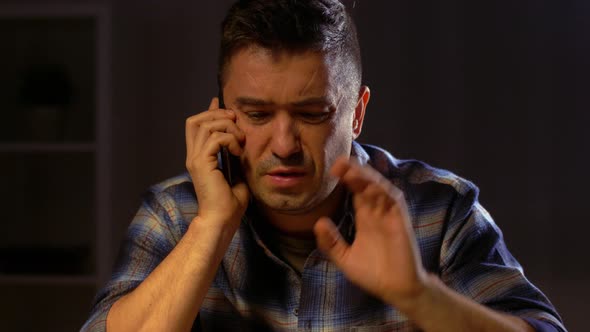 Man Drinking Whiskey and Calling on Smartphone 49 alt