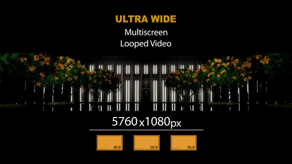 UltraWide HD Gothic Garden Hall 04 alt