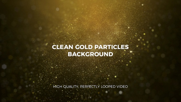 Clean Gold Particles Background