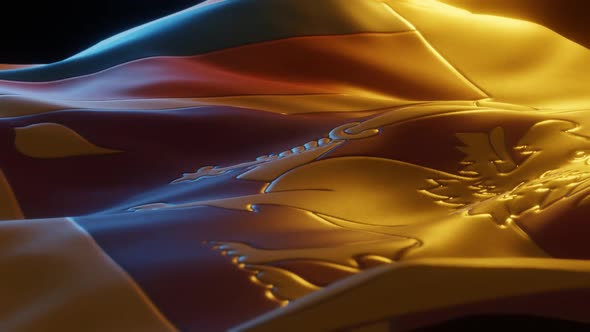 Sri Lanka - Stylized Flag alt