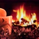 Christmas Candle and Fireplace - VideoHive Item for Sale
