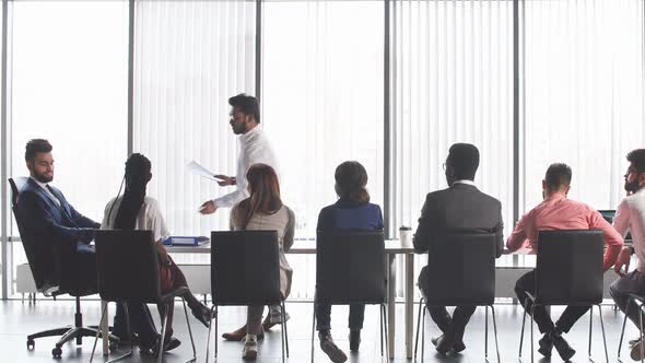 Mixed Race People Preparing for Job Interview alt