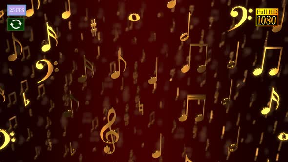 Music Notes A4 HD