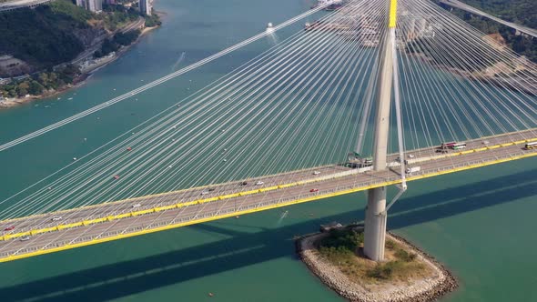 Ting Kau Bridge in Hong Kong alt