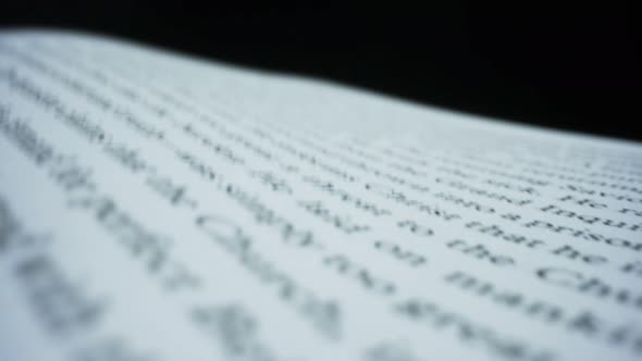 Open Book with White Sheets Against Black Background. New Publishing Book alt