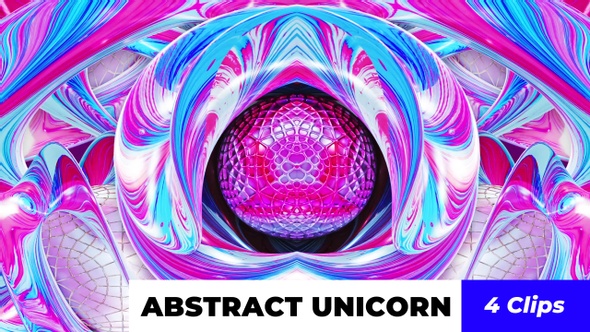 Abstract Unicorn Color