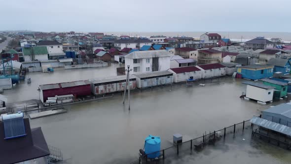Flooding of a Resort Village in Ukraine