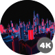 4K Structure Neon Cityscape, Motion Graphics | VideoHive