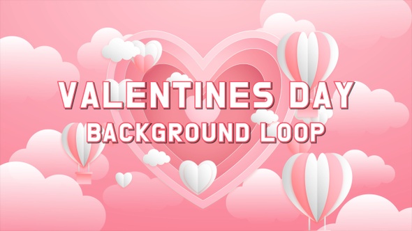 Valentines Day Background Loop