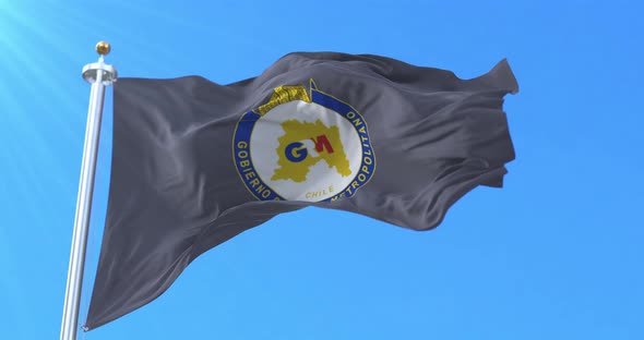 Santiago Metropolitan Region Flag, Chile alt