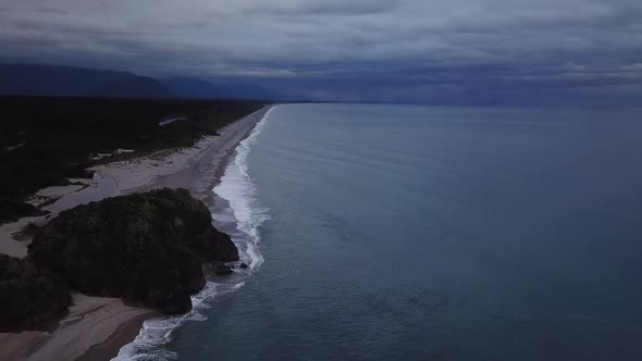 Beach on New Zealand coast