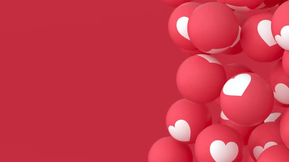 'Love' Emoji Balls - Floating #4 (Right) alt