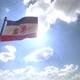 Mecklenburg-Western Pomerania Flag with Emblem on a Flagpole V4 - VideoHive Item for Sale