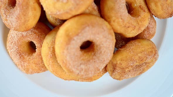 Rotating Colorful Donuts