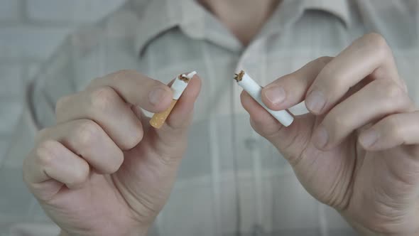 Break a cigarette. alt