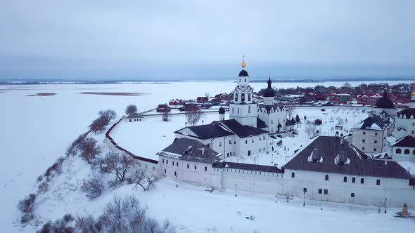 Top View Of Sviyazhsk Island, Sights Of Russia alt