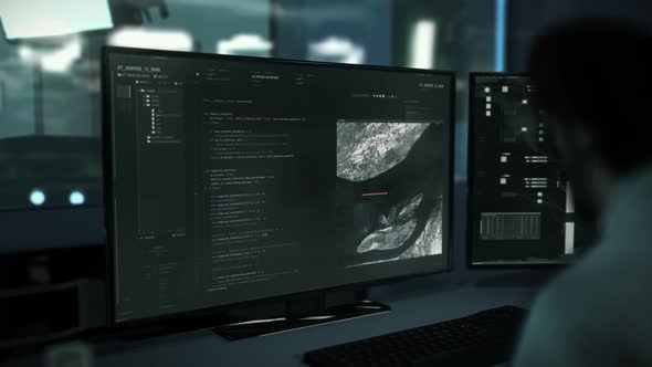 Programmer writes a code to gather important information from satellite network alt