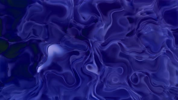 Ink Smoke Abstract Background Blue Holographic Liquid Animated alt