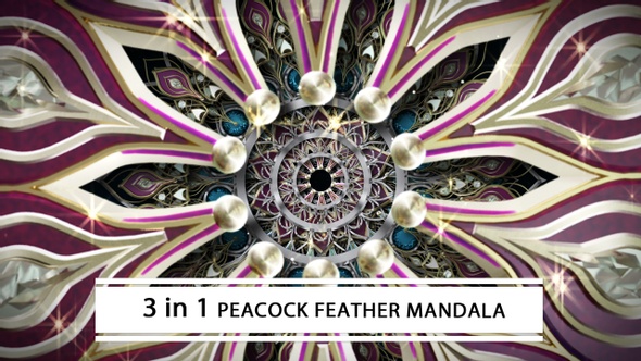 Peacock Feather Mandala