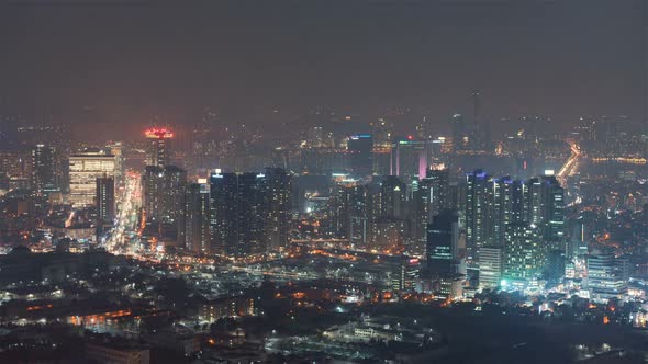 The South of Seoul at Night