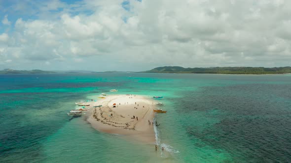 Tropical Island with Sandy Beach alt