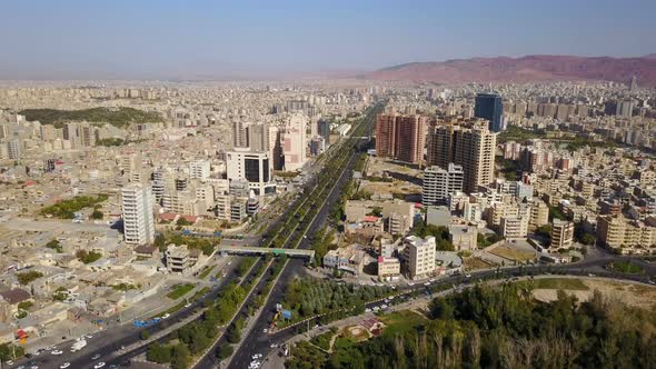 View of Historical City Tabriz in Time, Iran