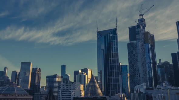 Melbourne evening timelapse alt