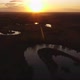 Wild River on Sunset in Ukraine - VideoHive Item for Sale