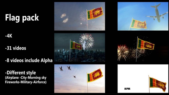 Sri Lanka Flag Pack alt