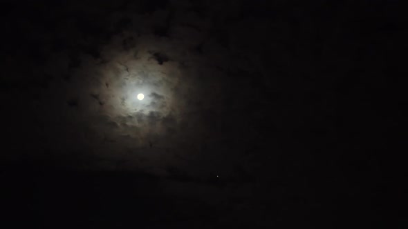 Full Moon on a Dark Cloudy Night