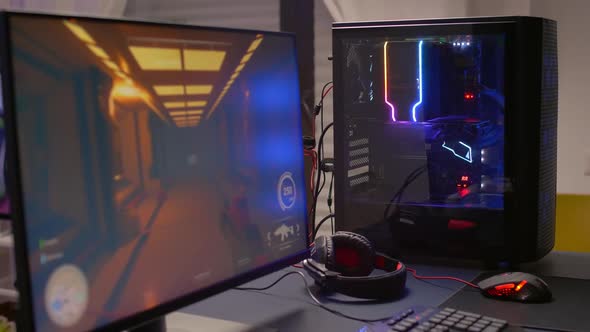 Closeup of Professional Monitor alt