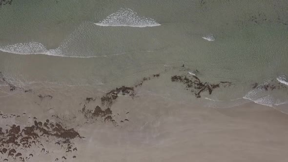 Kvalvika Beach - Aerial Drone Footage of Lofoten Islands, Norway alt