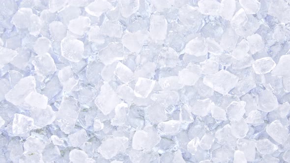 Super Slow Motion Shot of Falling Crushed Ice Background at 1000 Fps alt